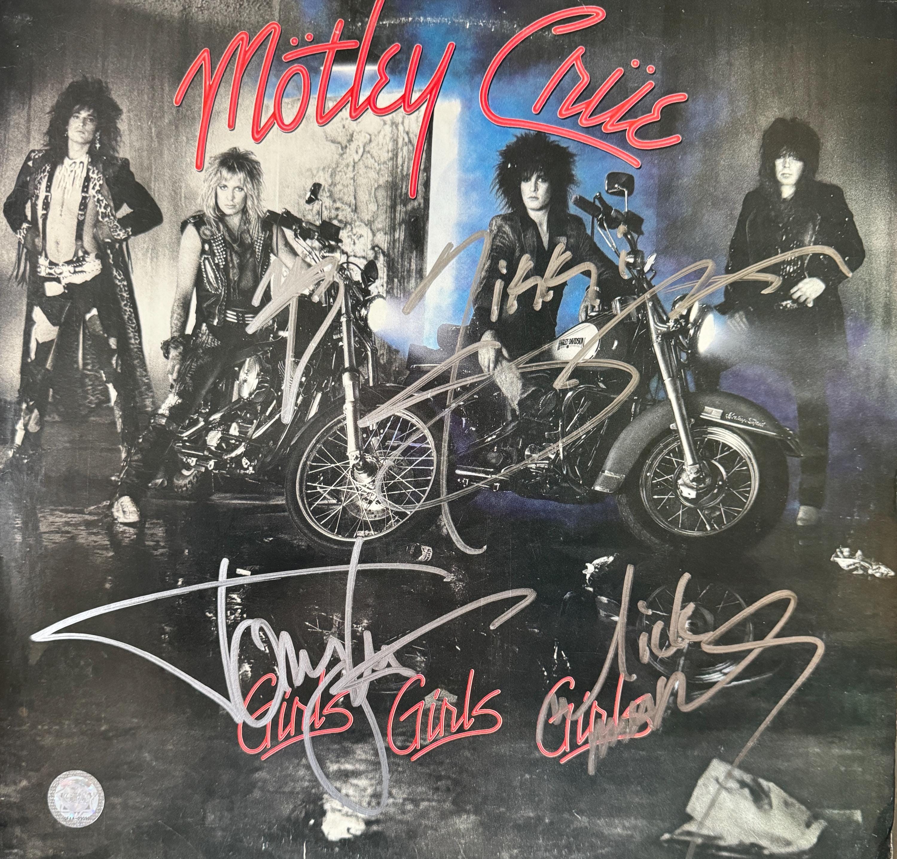 MÖTLEY CRÜE 直筆サイン入りLP MÖTLEY CRÜE 直筆サイン入りLP - メルカリ