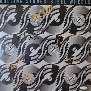 The Rolling Stones Autographed &quot;Steel Wheels&quot; LP (COA)