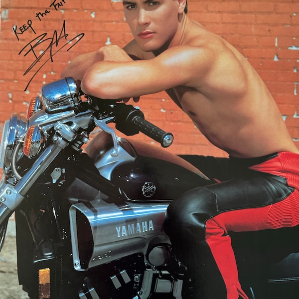 Brandon Lee signed photo silver marker main image 1