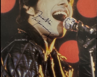 Freddie Mercury Original Autographed 5x7 Inch Color Photo (COA)