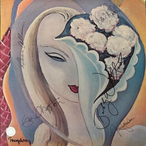 &quot;Derek And The Dominos Original Signiertes &quot;&quot;Layla And Andere Assorted Love Songs&quot;&quot; LP Cover (COA)&quot;