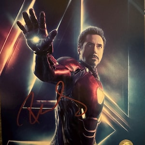 Robert Downey Jr Original Autographed “Ironman” 8x10 Photo (COA)
