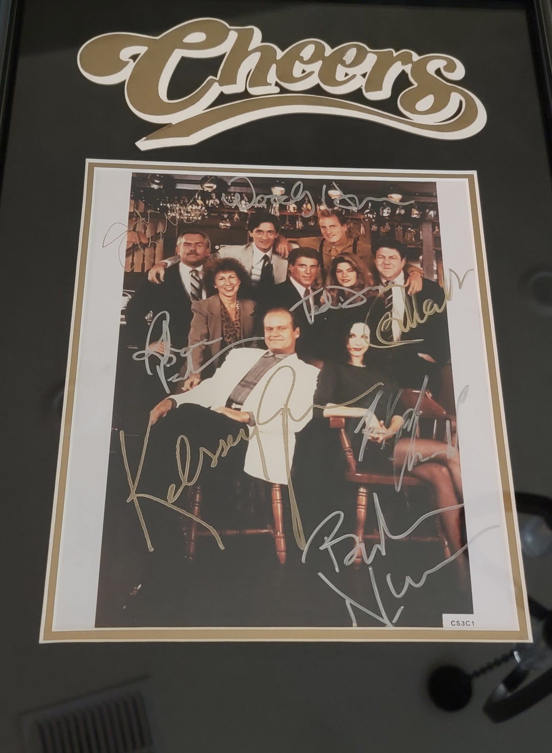 Cast Autographed cheers 8x10 Framed Photo Etsy