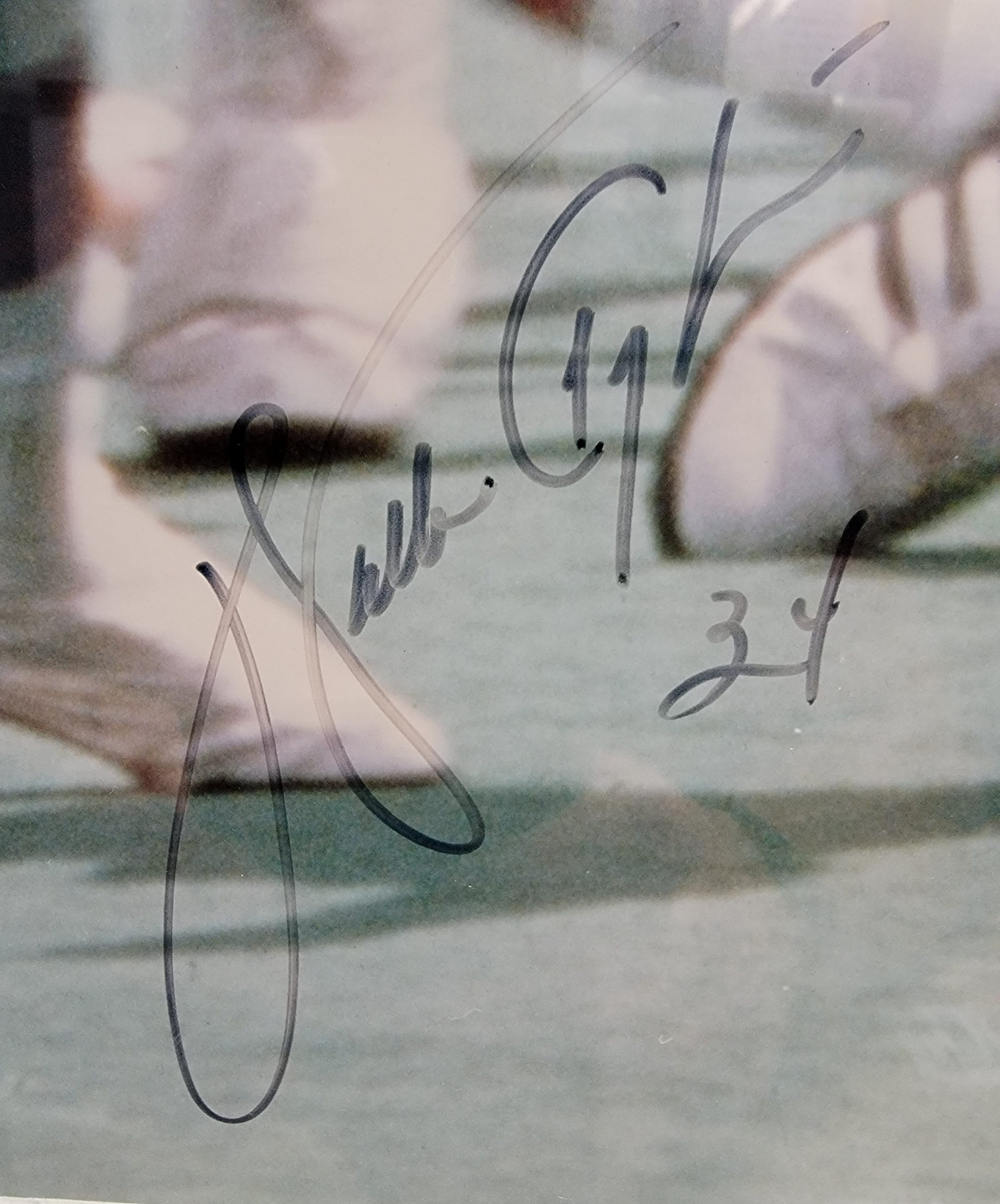 Walter Payton Original Autographed and Framed Photo COA - Etsy