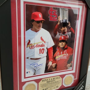 Tony La Russa Autographed and Framed Limited Edition Managing Highlights Collectible