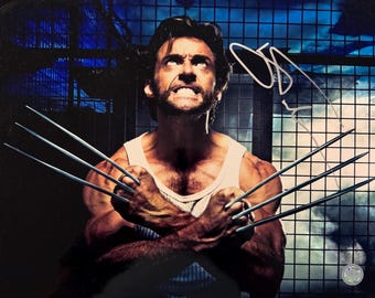 ヒュー・ジャックマン直筆サイン入り11x17写真 X-MEN デッドプール