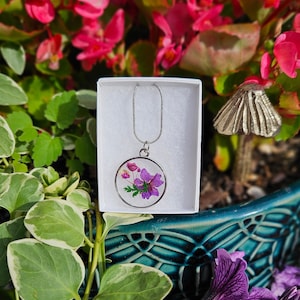 Pressed Flower Pendant