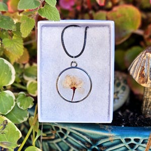Pressed Flower Pendant