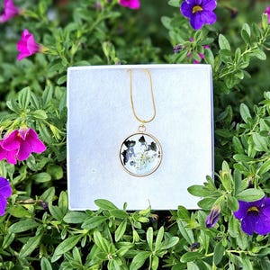 Pressed Flower Pendant