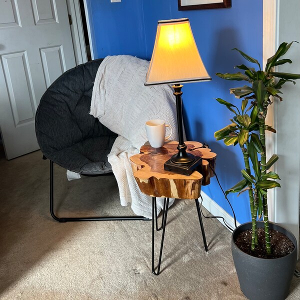 Cedar Epoxy Table Etsy