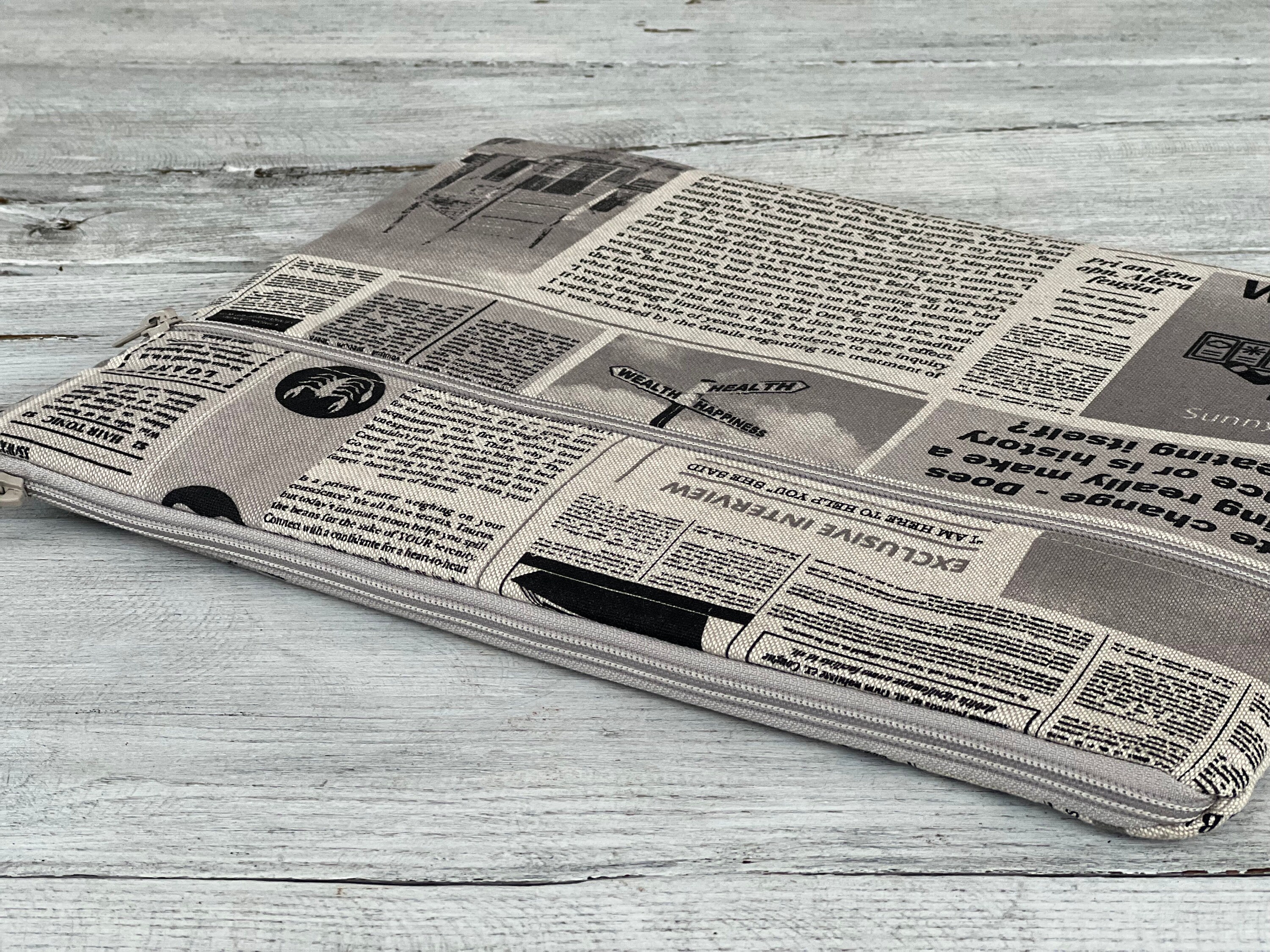Newspaper Clutch Bag UK