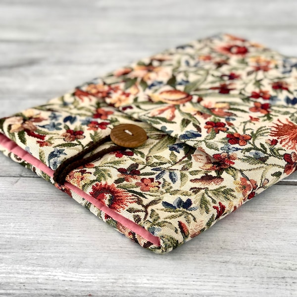 Laptop Sleeve With Pocket / Computer Case / Unique Design Sleeve For iPad, MacBook, Other Laptops / Padded / Tapestry / Perfect Gift/Present