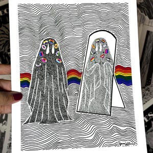 Love "Little Black Ghost Print"