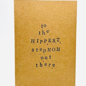 Katnip-inktkaarten - voor de hipste stiefmoeder die er is - stiefmoeder - liefde - I Love My Stepmom - moederkaarten - Happy Mothers Day-kaarten