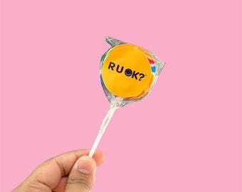 Gaat het? Gunsten voor daglolly's | Bewustzijnsstickers