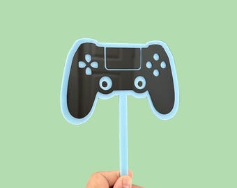 Personalized Controller Cake Topper | Gamer Birthday Party Decor