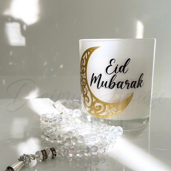 Eid Mubarak Candle | Eid Mubarak Decor | Eid Mubarak Candle Decor | Scented Candle Decor | Extra Large Candle Decor