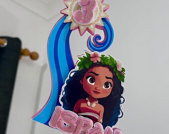 3D-gepersonaliseerde cartoontaarttopper voor kinderen