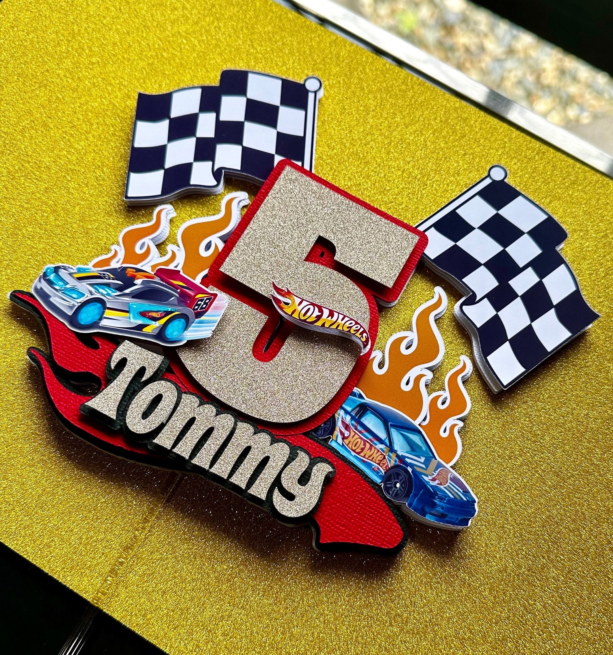 Hot wheels cake topper España