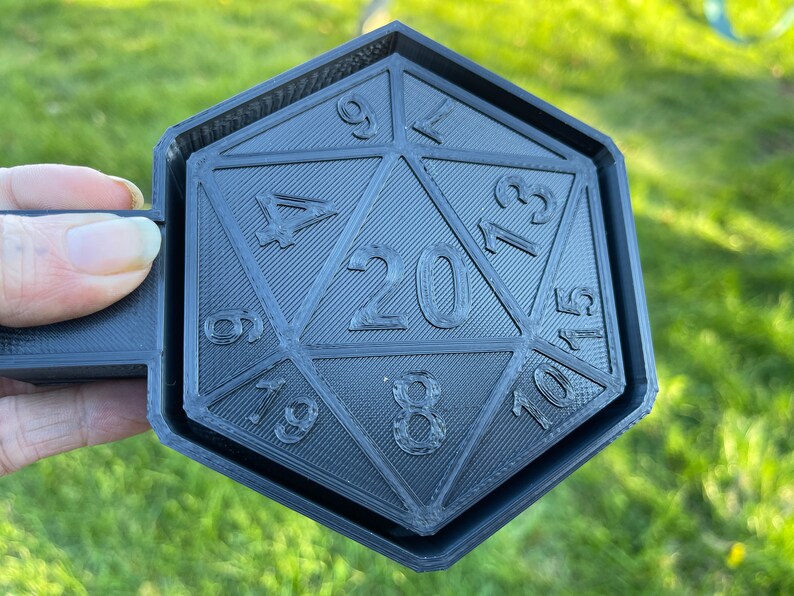 D20 Tabletop Gaming Dice 3D Printed Silicone Freshie Freshy Etsy