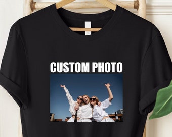 Photo Shirt, Custom Shirt With Photo, Custom Photo Shirt, Custom T-Shirt Graphic, Picture Shirt, Custom Logo Shirt, T-shirt Photo, Photo Tee