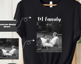 Custom Text And Photo Shirt, Custom Picture Sweatshirt, Make Your Own Shirt, Personalized Text T-shirt, Personalized Shirt, Custom Photo Tee