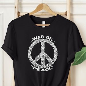 Peace Shirt, Peace T-shirt, No War Shirt, Freedom Shirt, Love Tee, Peace Noun Shirt, World Peace Shirt, Peace Sign Shirt, Peace Symbol Shirt