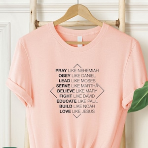Pray Like Nehemiah…Shirt, Jesus Shirt, Christian Life Shirt, Christian Apparel, Inspirational Shirt, Religious Shirt, Christian Shirt, Faith