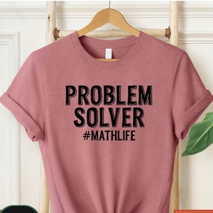 Equation Problem Tshirts for Math Teacher, Teacher Appreciation Shirt for Gifts, Funny Teacher Math Science Tshirt, Math Problem Graphic Tee
