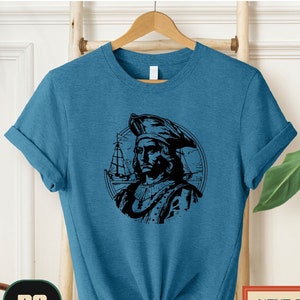 Happy Columbus Day Shirt, Columbus Day Celebration T-Shirt, Gift for Columbus Day, American Tee, Gift for Christopher Columbus Lovers