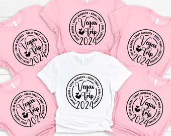 Vegas Girl Trip 2024 Shirt,Vegas Squad Shirt ,Las Vegas Shirt,Las Vegas T-Shirt,Las Vegas Bachelorette Shirts,Friends Vegas Squad Shirts