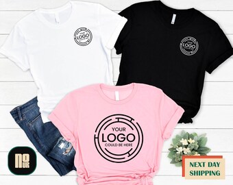 Custom Text Shirt, Custom Logo Shirts, Personalized Logo Shirt, Custom Design Shirt,Your Business Logo or Brand Logo T Shirt,Team Logo Shirt