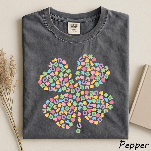 Lucky Charm Shirt, Cute St Patricks Day T shirt, Lucky Sweatshirt, Irish Shirt, Four Leaf Clover Shirt, St Patty's Good Luck Shirt