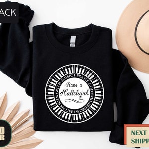 Raise a Hallelujah Sweatshirt, Matching Family Shirts, Christian Shirts, Inspirational Shirt, Christian Shirts For Women, Christian Clothing