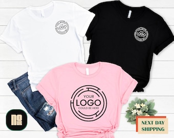Custom Logo Shirts, Personalized Logo Shirt, Custom Design Shirt, Custom Text Shirt,Your Business Logo or Brand Logo T Shirt,Team Logo Shirt