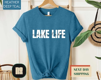 Custom Lake Life Shirt, Lake Vacation T-shirt, Lake Camping Shirt,Personalized Lake Tee, Lake Lover Gift, Lake House Gift, Summer Trip Shirt