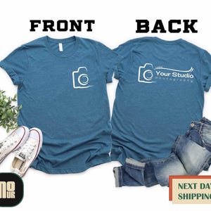 Front and Back Custom Shirt. Custom Text Shirts. T-shirts for Women Custom. Custom Kids T-shirts. Custom Couples Shirts. Business Logo image 2