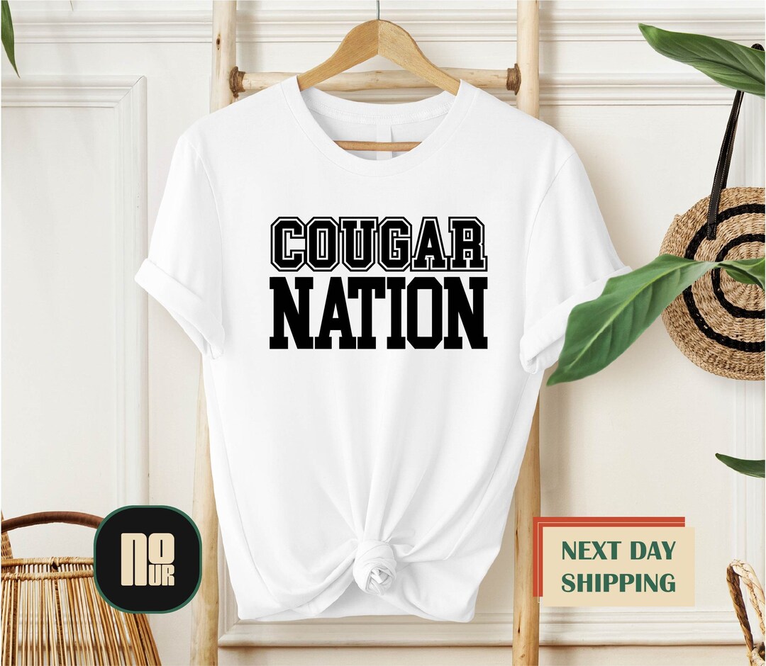 Cougar School Mascot Shirt, Favorite Team Shirt, School Team Shirt