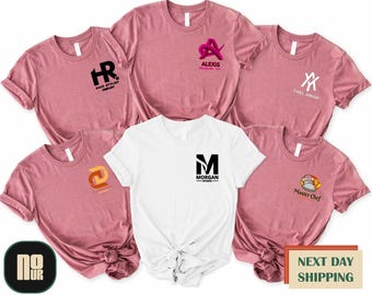 CUSTOM Text T-Shirt, Customized Unisex Shirt, Personalized Writing Graphic Tee, Custom T-Shirt, Custom Logo Shirt, Custom Business Shirts