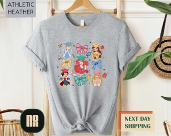 Disney Princess Graduation Shirt, Disneyland Coquette Grad T-shirt, Disney World Girls Trip Tee, High School Graduation Party Sweatshirt