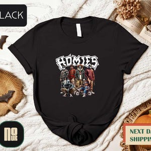 Chicano Homies Thug Life Shirt, Killer Gangster Shirt, Halloween Streetwear, Horror Movie Tee, Halloween Urban Sweater, Spooky Vibes Outfit