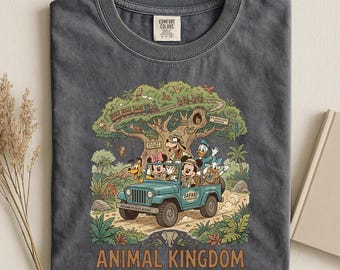 Disney Mickey & Friends Animal Kingdom Safari Mode Shirt, Jungle Safari Disney Vacation Tee, Disney Trip 2026 Shirt