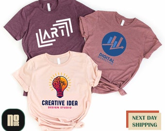 Business Logo Shirt, Custom Logo Sweatshirt, CUSTOM T-shirt, Your Logo Here Shirt, Brand Logo Shirt, Custom Team T-shirt, Company Logo Tee