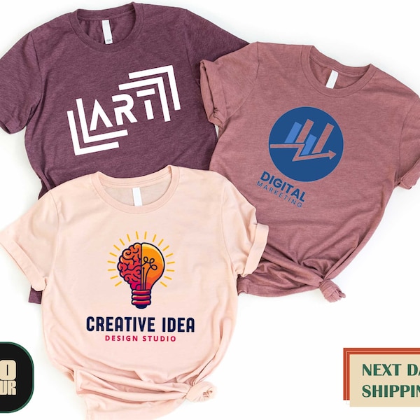 Business Logo Shirt, Custom Logo Sweatshirt, CUSTOM T-shirt, Your Logo Here Shirt, Brand Logo Shirt, Custom Team T-shirt, Company Logo Tee