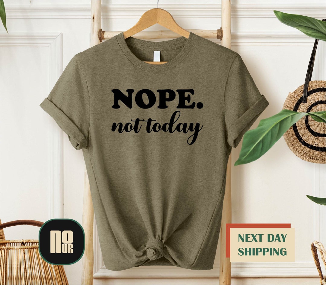 Mustard Nope Not Today tee ... M main image 1