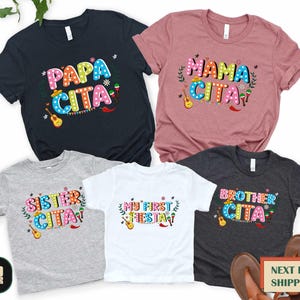Cinco De Mayo Family Matching Shirt, Fiesta Squad T-shirt, My First Fiesta Sweatshirt, Mexican Family Party Sweater, Mexico Festival Tee