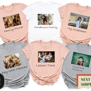 Photo Shirt, Custom Shirt With Photo, Custom Photo Shirt, Custom T-Shirt Graphic, Picture Shirt, Custom Logo Shirt, T-shirt Photo, Photo Tee