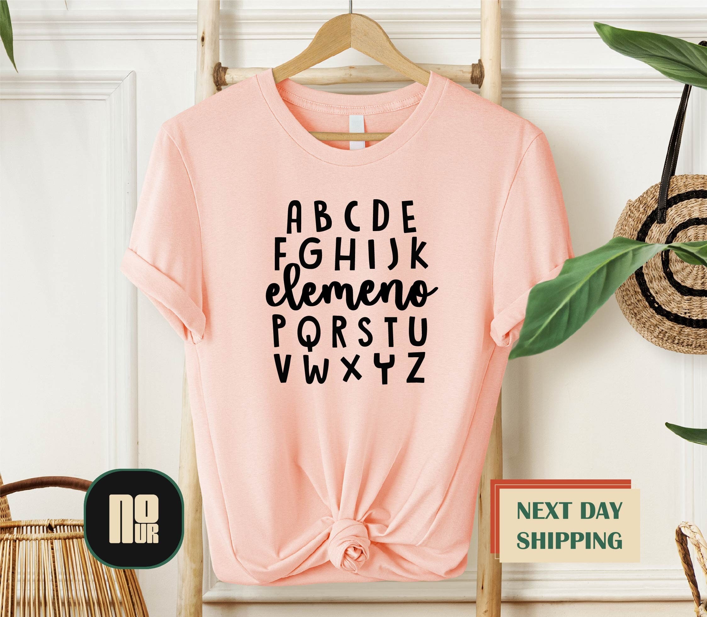 ABC Elemeno Shirt, Kindergarten Teacher Shirt, Teacher Shirt, Elemeno Shirt, ABC Shirt, Preschool Teacher Shirt, Alphabet Shirt, Kids Shirt