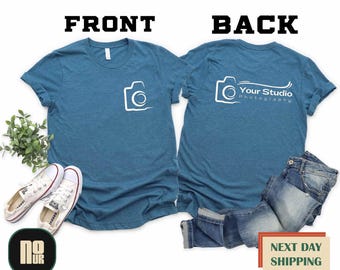 Front and Back Logo Shirt, Business Logo Tee, Custom Design Shirt, Your logo here T-shirt, Custom Text Shirts, Personalized Tee and tshirts