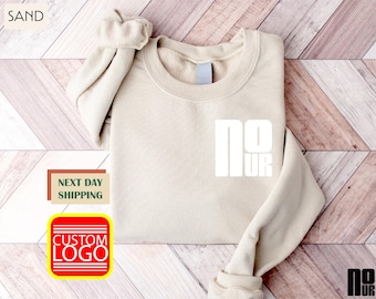 Custom Company Logo Sweatshirt, Business Logo Shirt, Team Staff Logo Shirt, School Logo Shirt, Small Business Hoodie, Custom Text Shirt